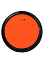 Percussion Plus 8" Round Drum Practice Pad in Orange